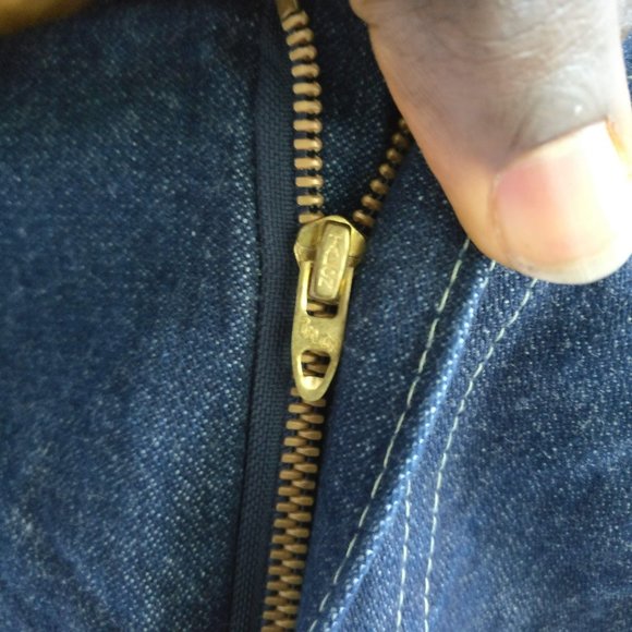 Vintage 90s Highrise Classic Straight Leg jean w31 +MEASUREMENT Rigid denim - Picture 5 of 12